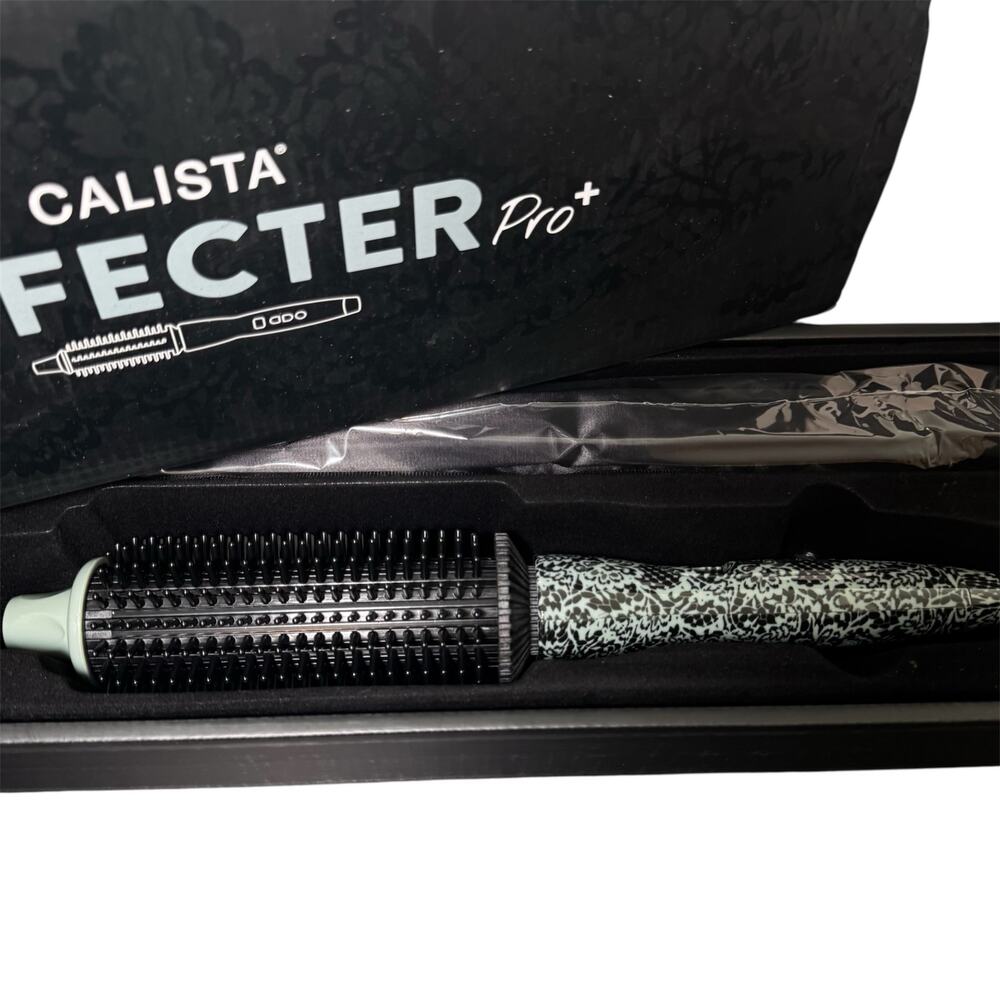Calista Perfecter Pro Heated Round Brush 1.5" Pro + mint green